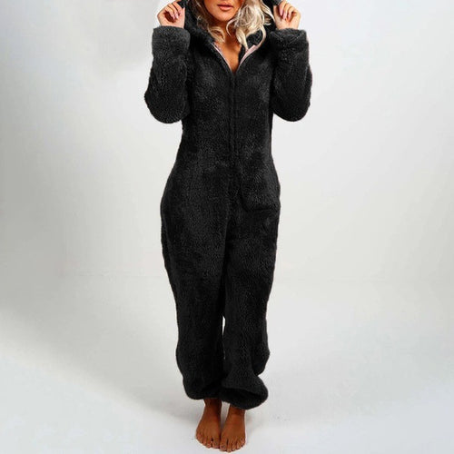 Fashion Hooded Sleep Jumpsuit