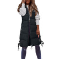 Chic Mid-Length Cotton Vest Coat
