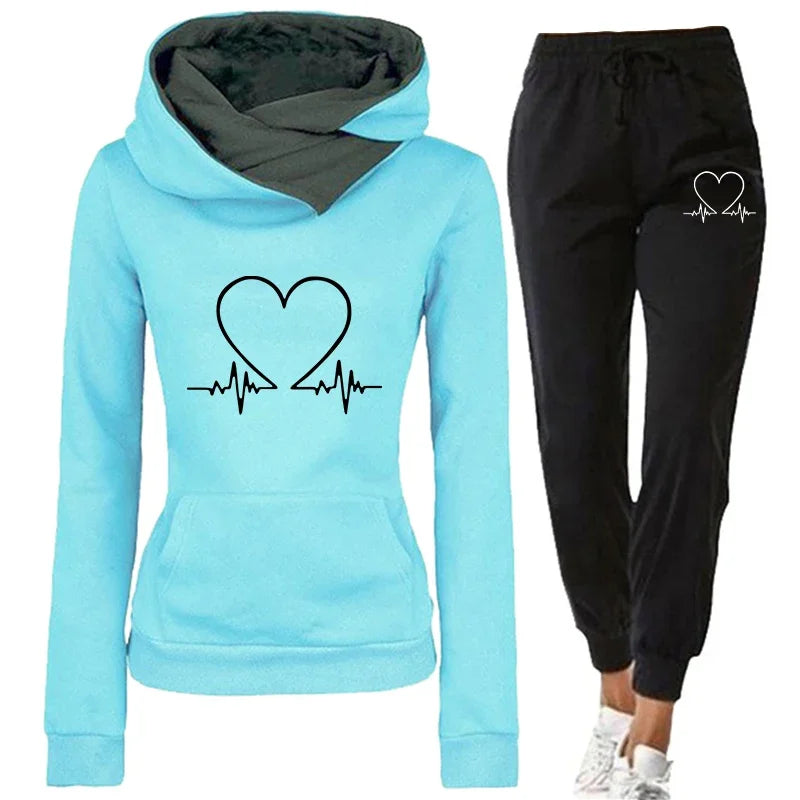 Women’s Cozy Two-Piece Hoodie & Jogger Set