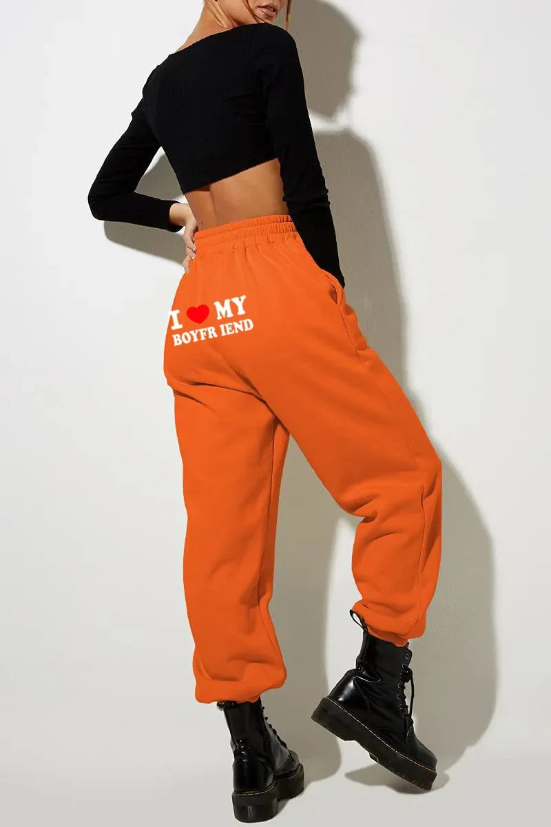 Women’s Fleece-Lined Valentine’s Day Jogger Sweatpants