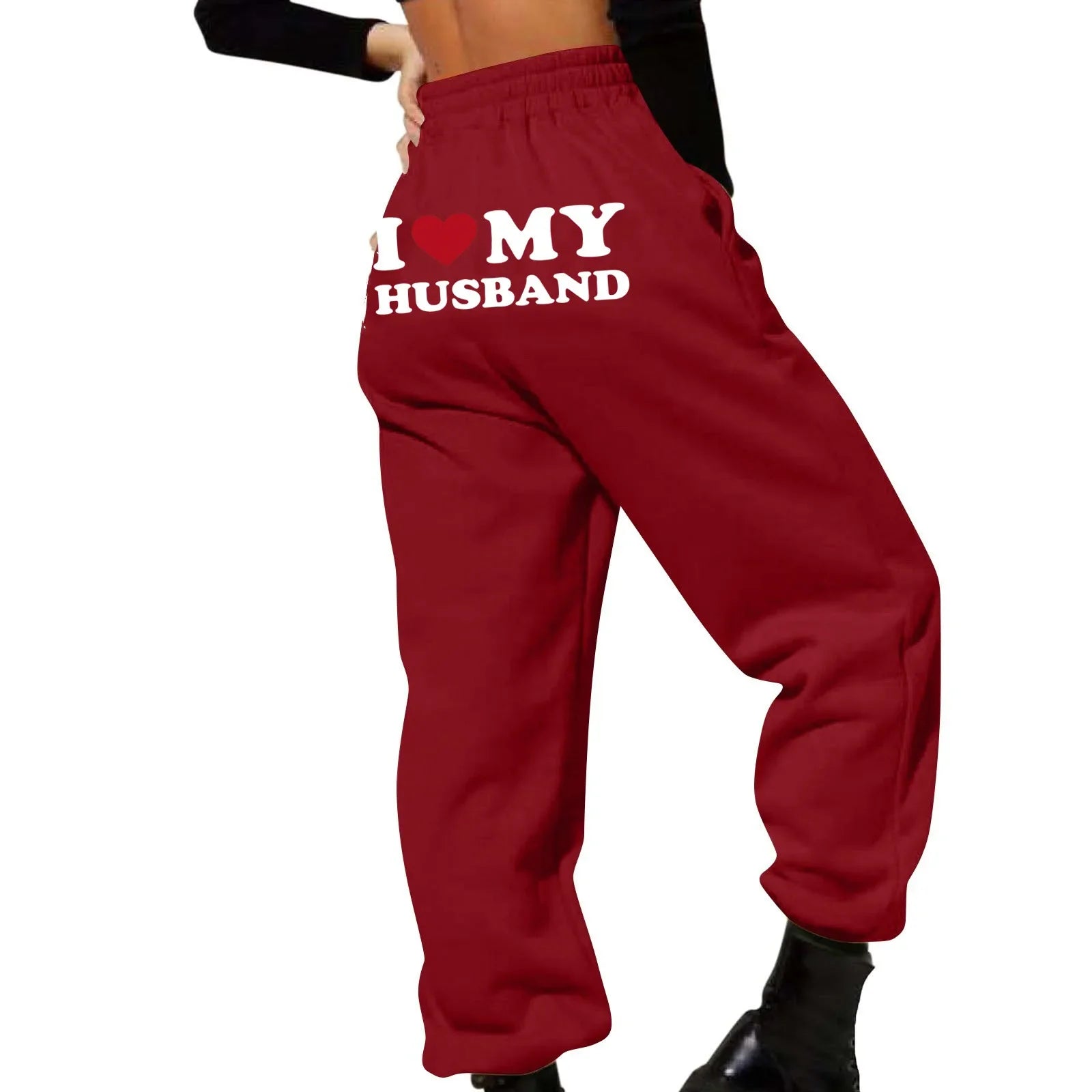 Women’s Fleece-Lined Valentine’s Day Jogger Sweatpants