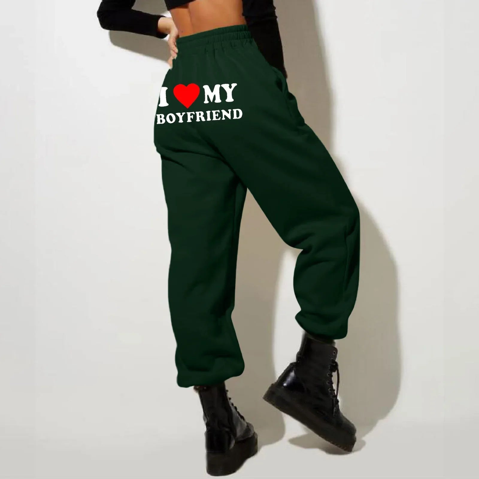 Women’s Fleece-Lined Valentine’s Day Jogger Sweatpants