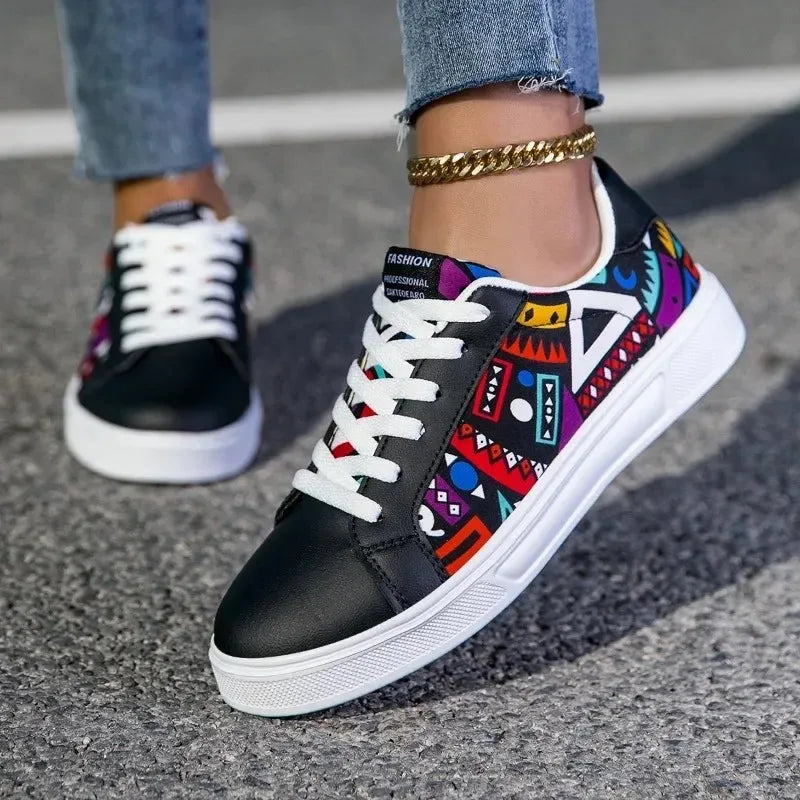 Women’s Lightweight Casual Sneakers – Soft Sole Comfortable Flats