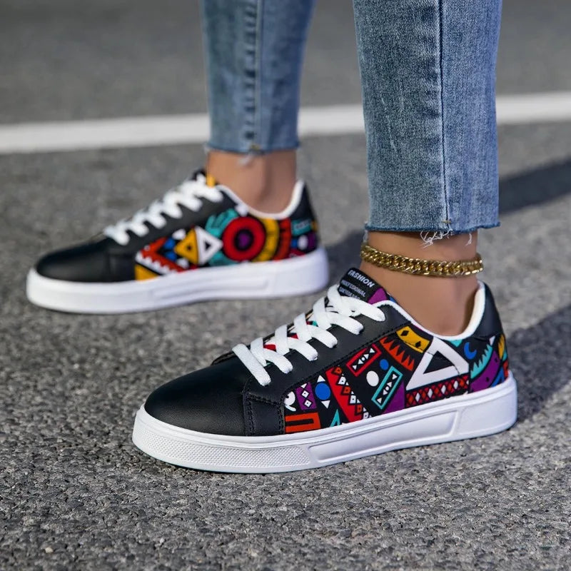 Women’s Lightweight Casual Sneakers – Soft Sole Comfortable Flats