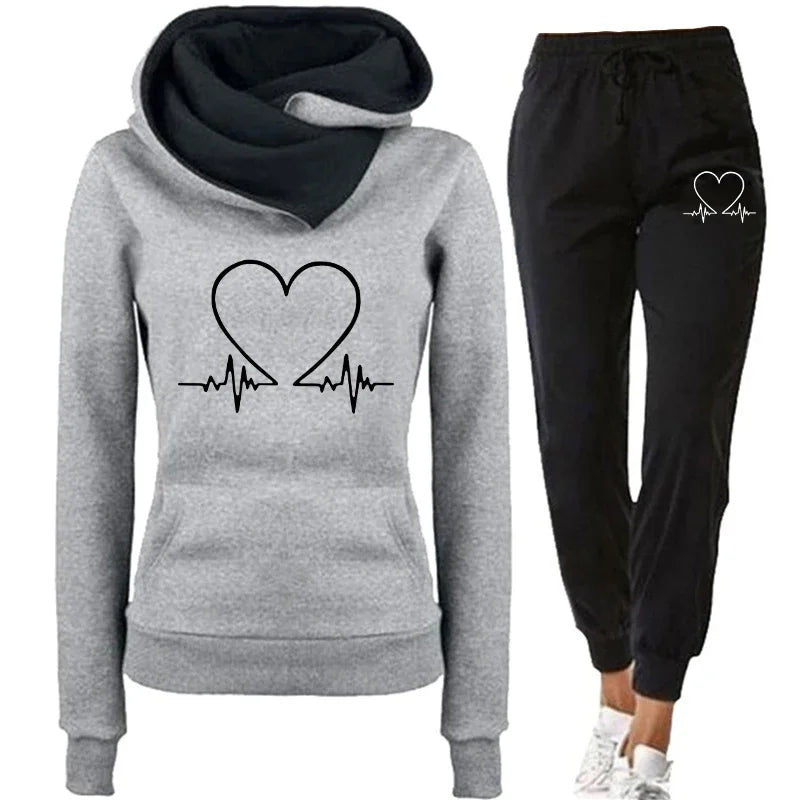 Women’s Cozy Two-Piece Hoodie & Jogger Set