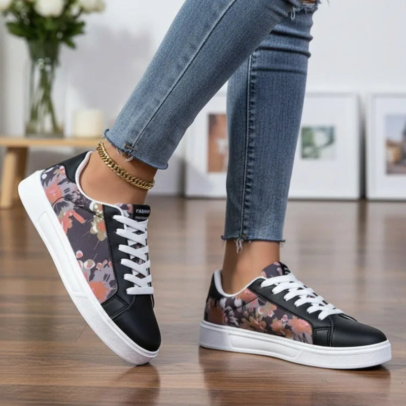 Women’s Lightweight Casual Sneakers – Soft Sole Comfortable Flats