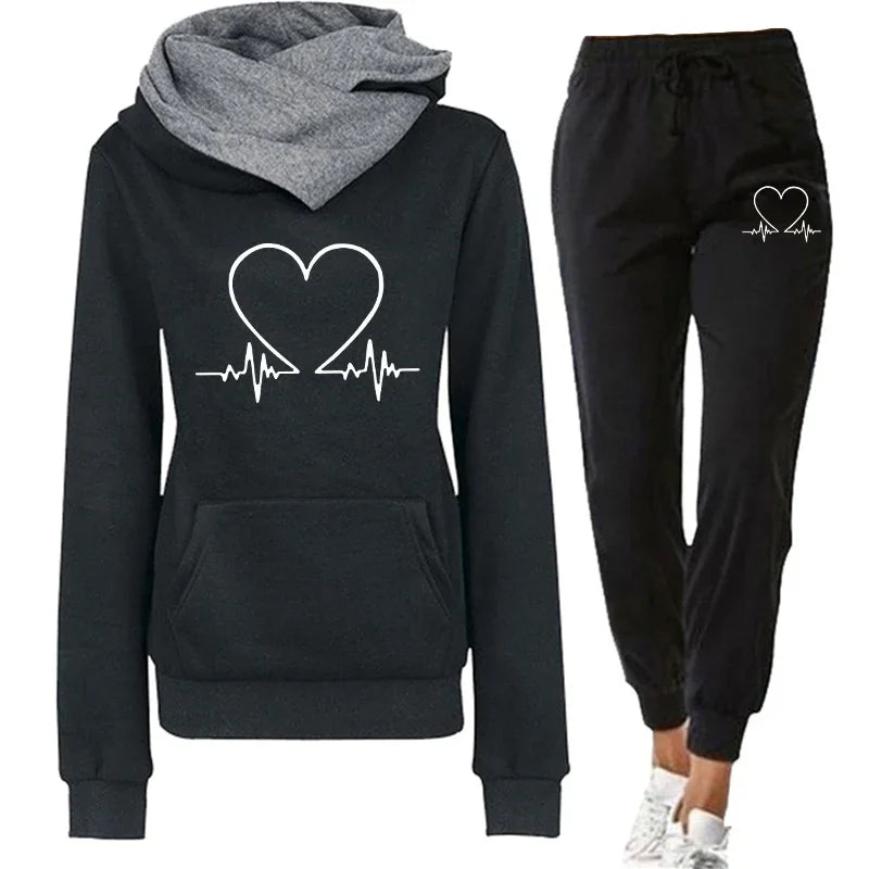 Women’s Cozy Two-Piece Hoodie & Jogger Set