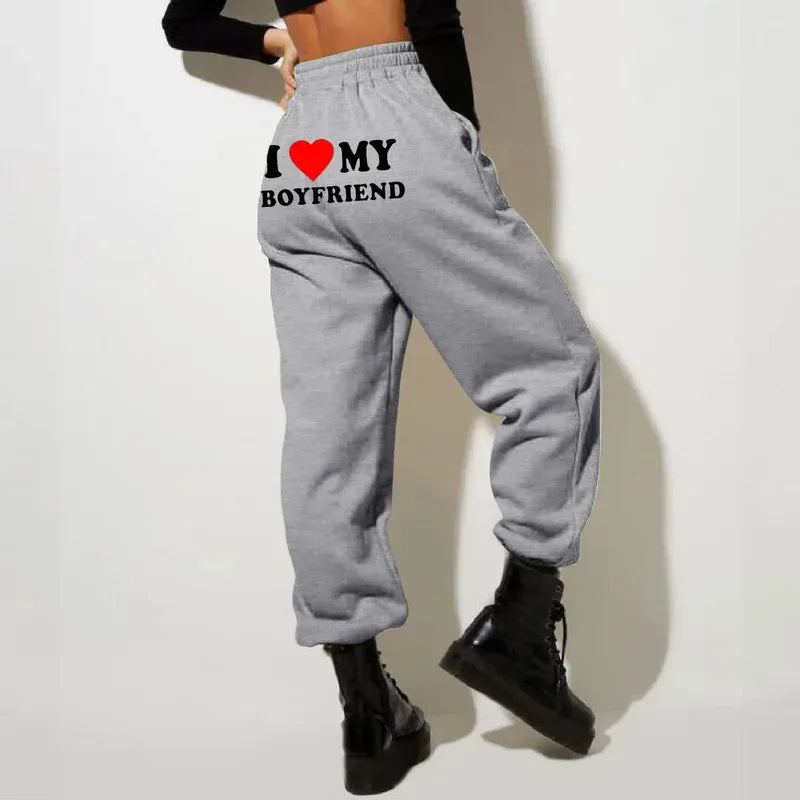 Women’s Fleece-Lined Valentine’s Day Jogger Sweatpants