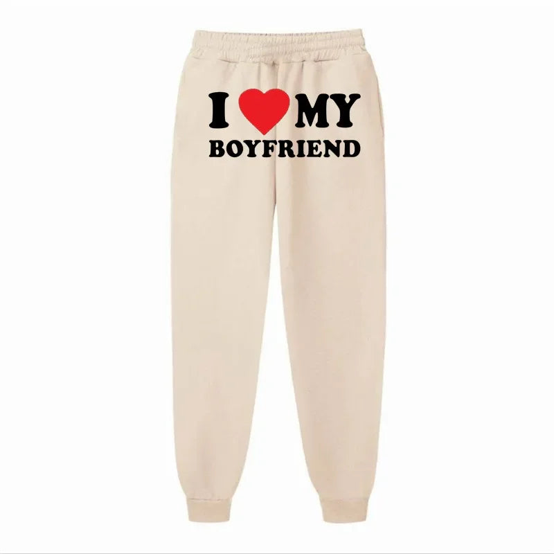 Women’s Fleece-Lined Valentine’s Day Jogger Sweatpants