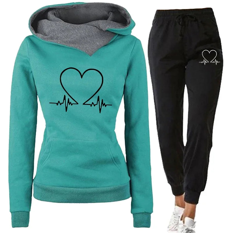 Women’s Cozy Two-Piece Hoodie & Jogger Set