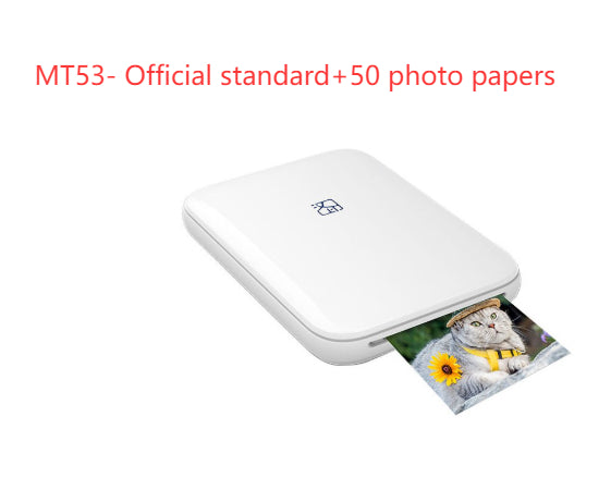 Portable Wireless Color Photo Printer – USB & Bluetooth Thermal Sublimation Printer