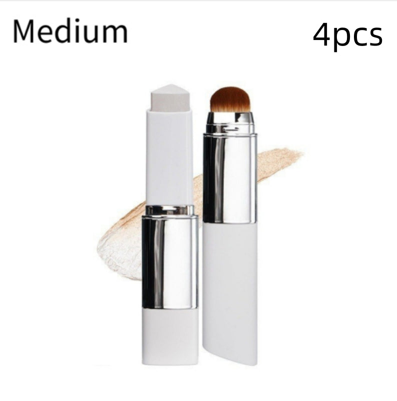 Skin Tone Matching Foundation with Removable Brush